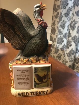 Wild Turkey Lore Series 2 4 1982 Handcrafted Porcelain Decanter