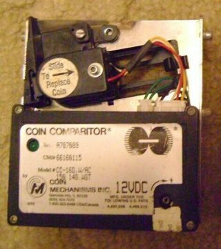 Coin Comparitor.  12v.  Cc16d.  Inh.  Wms.  Williams Slot Machine Part.  Qty Of 1.