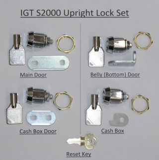 Lock Kit Set,  Igt S2000 Upright For Jcm Wba Bv (s2 - Lock - Kitur - Wba)