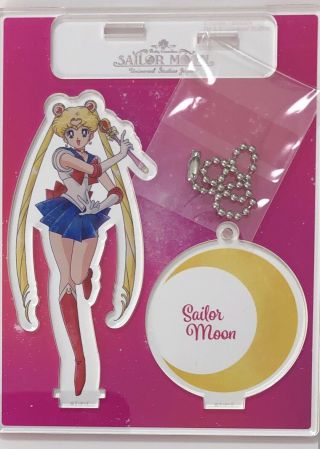 Sailor Moon Collectable Acrylic Keychain Usj Limited Usagi Tsukino Japan Stand