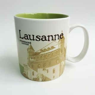 Starbucks City Mug 16 Oz Lausanne Series 2016 Switzerland Discontinued