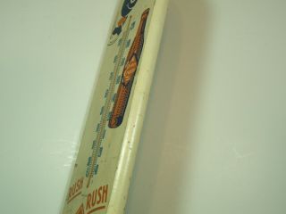 Vintage Pat.  1937 Orange Crush Thermometer,  Wood 2