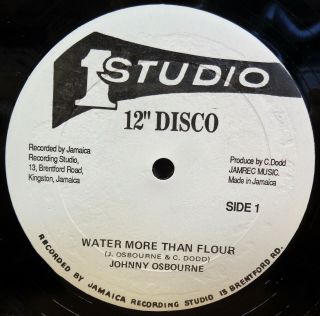 Johnny Osbourne More Water Than Flour / Flood Victim Ja Studio 1 12 " Clip