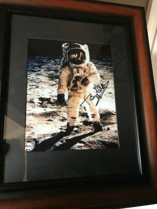 Nasa Apollo 11 Signed Photo Buzz Aldrin W/ Walk On Moon Autographed 8x10