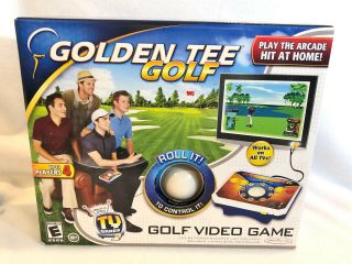 Golden Tee Golf Video Game - Jakks Pacific Arcade Video Game -