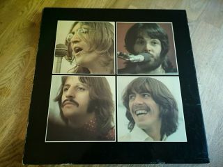 Beatles Lp Box Set Let It Be Uk Apple 1st Press - 2u - 2u Red Apple & Complete,