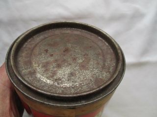 Vintage 1 lb.  BLUE RIBBON Coffee Tin Can with correct lid 6