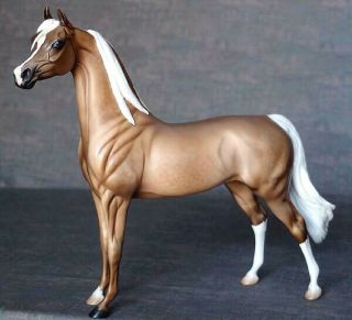 Peter Stone Breyer Model Horse Majalis - Ooak Palomino Arab Arabian Mare