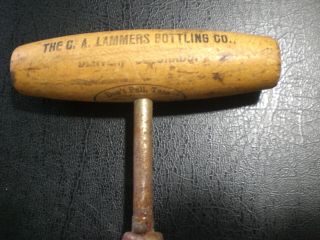 Pre Pro C.  A.  Lammers Bottling Denver Colorado Corkscrew Zang Brewing Co.  1900 ' s 3