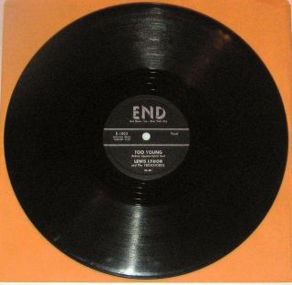Lewis Lymon & The Teenchords End E - 1003 78 Rpm Too Young Nat King Cole Cover