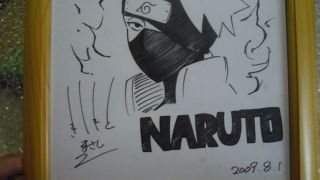 Naruto - Masashi Kishimoto Autograph 100％　Genuine article 2