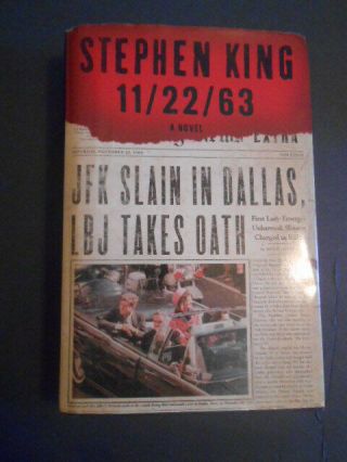 11 22 63 Hardback Autographed Book Signed By Stephen King