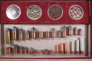 Rare 1800 ' s George Egestorff,  Germany Cartridge Display Box,  Ammo Salesman Sample 3