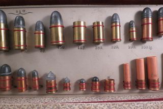 Rare 1800 ' s George Egestorff,  Germany Cartridge Display Box,  Ammo Salesman Sample 7