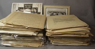 Letter Archive Ny Fl School Of Blind 1930 - 1971 Signed Congressmen Military More