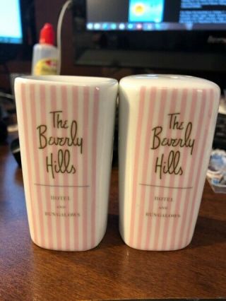 The Beverly Hills Hotel Salt And Pepper Shakers