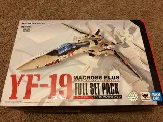 Bandai Dx Chogokin Macross Yf - 19 Full Set Pack