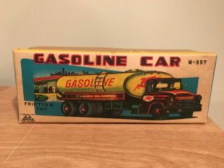 Vintage Tin Standard Oil Company Gasoline Friction Toy M - 957 Pegasus