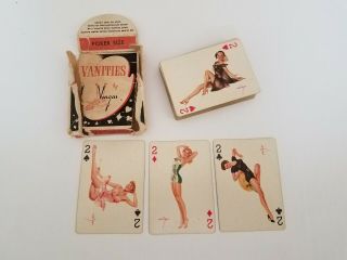 Vintage Poker Playing Cards Vargas Girls Pin - Up Vanities Deck