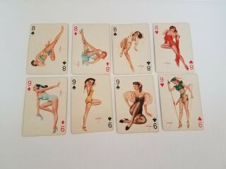 Vintage Poker Playing Cards Vargas Girls Pin - Up Vanities Deck 4
