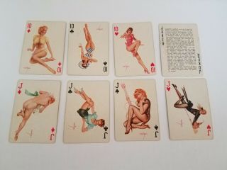 Vintage Poker Playing Cards Vargas Girls Pin - Up Vanities Deck 5