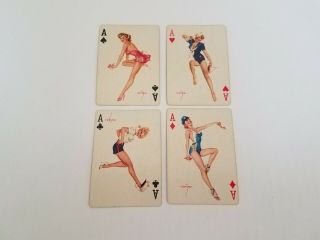 Vintage Poker Playing Cards Vargas Girls Pin - Up Vanities Deck 7