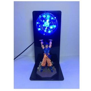 Dragon Ball Z Son Goku Genki Dama Spirit Led Lamp Figure Bomb Cloud Action 2