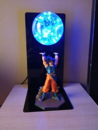 Dragon Ball Z Son Goku Genki Dama Spirit Led Lamp Figure Bomb Cloud Action 3