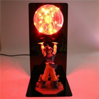 Dragon Ball Z Son Goku Genki Dama Spirit Led Lamp Figure Bomb Cloud Action 7
