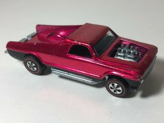 Hot Wheels Redline Pink Rose Seasider With Black Interior 1969 Mattel Inc Usa