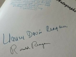 Ronald & Nancy Reagan Signed 1952 - RR LOA 3