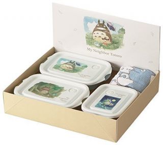 Food Container & Towel Gift Set 1500 Yen My Neighbor Totoro Watercolor Studio Gh