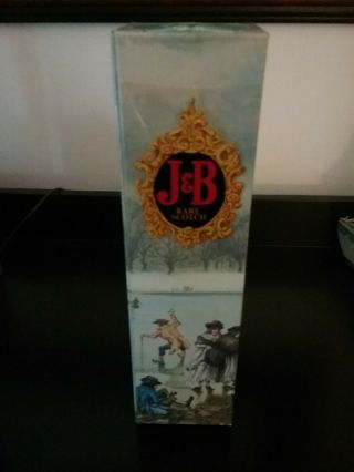 Vintage J&b Whisky Rare Scotch 750ml In Collectable Box.  Nib
