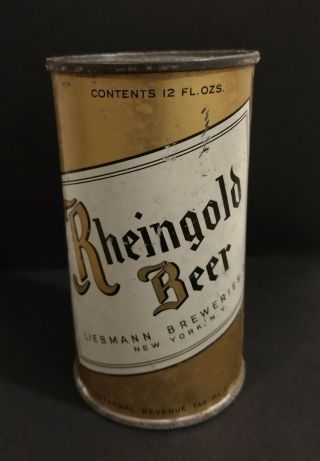 Tough Rheingold " Big R " Flat Top Beer Can