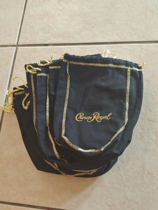 (12) Crown Royal Black 750ml Bags