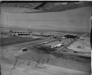 Las Vegas Aerial Photos: Vintage 4 X 5 One - Of - A - Kind (s).  Twelve (12)