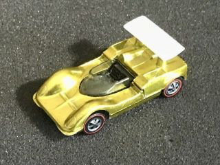 hot wheels redline Chaparral 2G Bright Yellow Capped Wheels 2