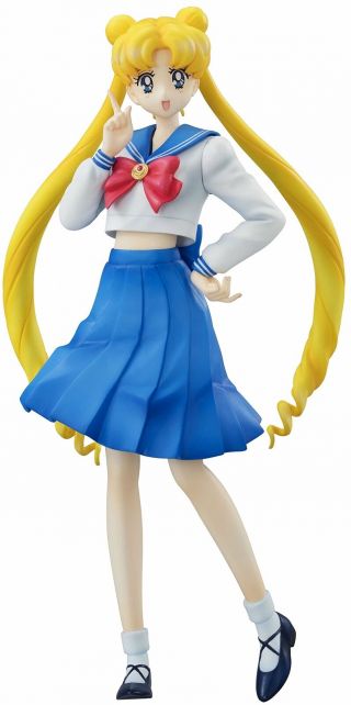 World Uniform Operation Sailor Moon Tsukino Usagi 1/10 Pvc Figure Megahouse Ems