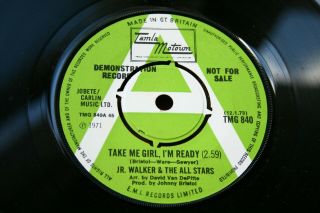 Jr.  Walker & All Stars - Take Me Girl,  I 