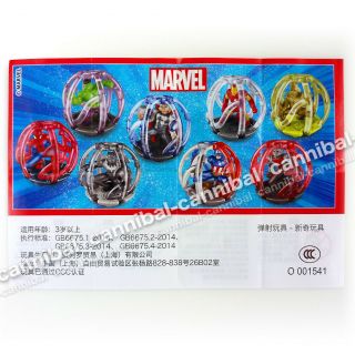 Kinder Joy - Marvel Avengers - Surprise Egg Toy - 8 Figure Set - Hong Kong Bpz