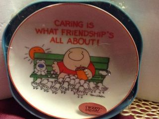 1984 Ziggy Plate Caring Is What Friendship 