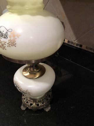 Vintage Jack Daniels Hurricane Lamp Set 6