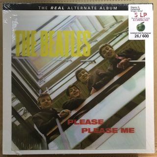 Beatles,  Please Please Me,  The Real Alternate Album,  180g Vinyl 5lps 2 Cds Dvd Rd