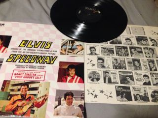 Elvis Presley " Speedway " Lp Stereo On Black Label Lsp 3989 Oop Rare