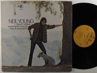 Neil Young Everybody Knows This Is Nowhere Reprise Lp Vg,  Gatefold