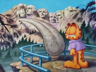 Garfield Airbrush Art.  Archives At Paws Inc.