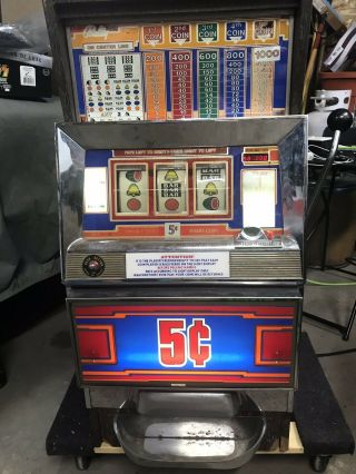 Vintage Bally 1980’s Nickel Slot Machine
