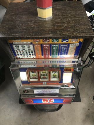 Vintage Bally 1980’s Nickel Slot Machine 2