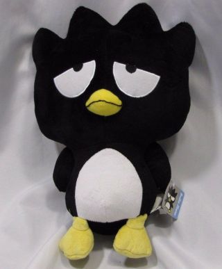 Badtz Maru Stuffed Plush Sanrio Black White Penguin 14 "