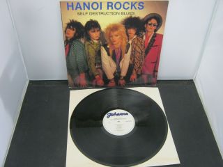 Vinyl Record Album Hanoi Rocks Self Destruction Blues (191) 29
